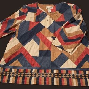 Alfred Dunner Tunic Womens